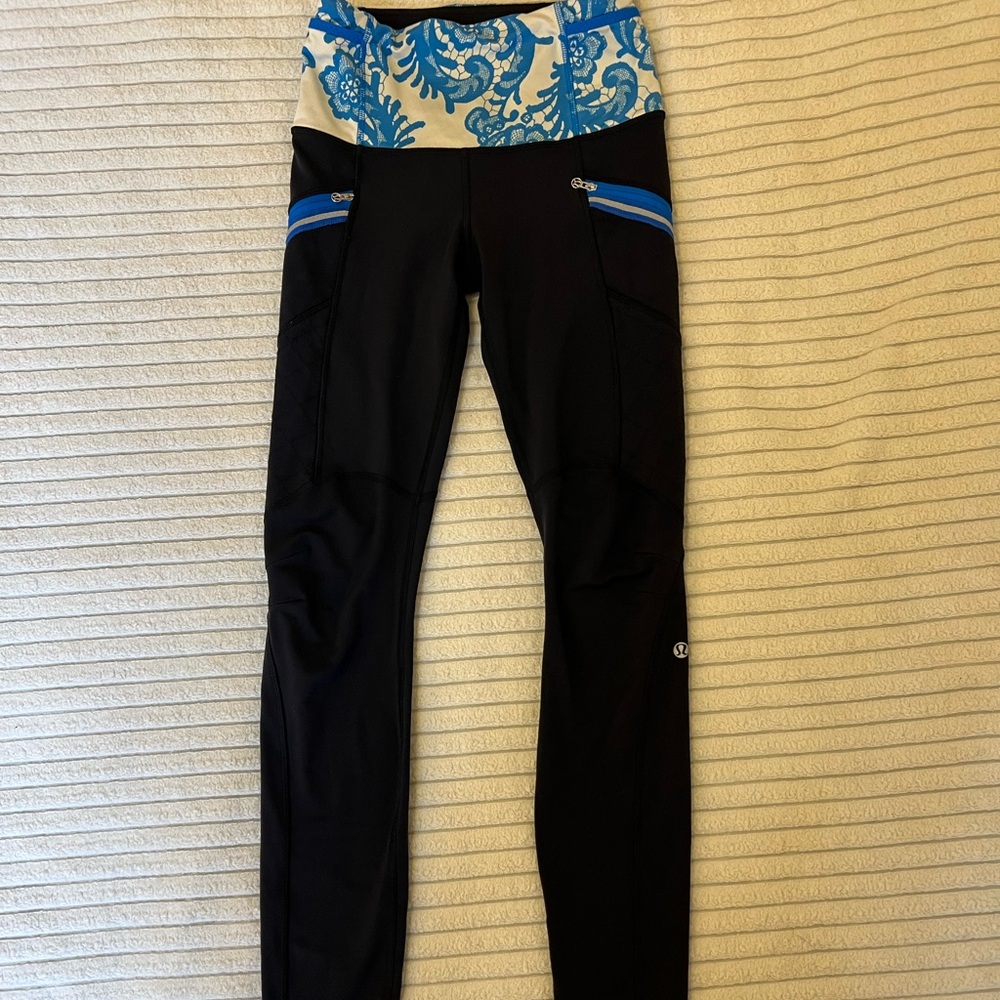 Lululemon Sz S Black Tights Women's